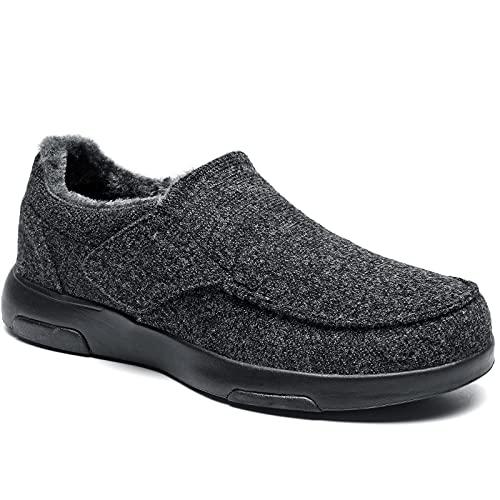 【並行輸入品】OrthoComfoot Men's Slippers With Arch Support,Moccasin Indoor Ouの画像