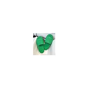 【並行輸入品】ZAIXO Women Slippers Fur Winter Solid Color Bedroom Living Greenの画像
