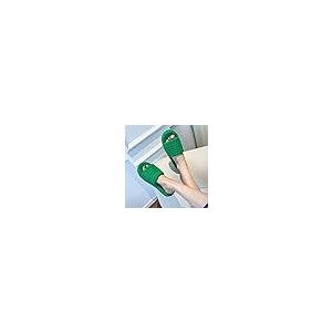 【並行輸入品】ZAIXO Women Slippers Fur Winter Solid Color Bedroom Living Greenの画像