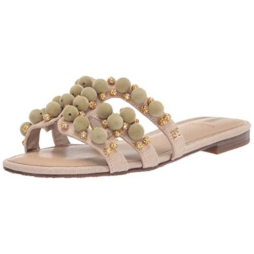 【並行輸入品】Sam Edelman レディース ベイパールサンダル, ナチュラル/ピスタチオ, 5.5 Sam Edelman Women'sの画像