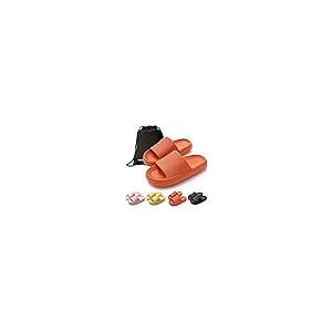 【並行輸入品】枕スリッパ レディース メンズ 枕 スライド バスルーム シャワー サンダル ソフト ファジー\u0026快適 | オープントゥ 極厚 クッ_2