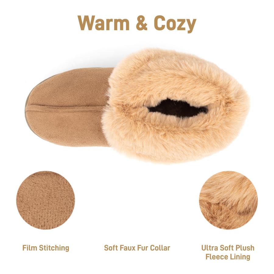 【並行輸入品】Happy Touch Women's Luxury Micro Suede Faux Fur Fleece Lining Sl_6