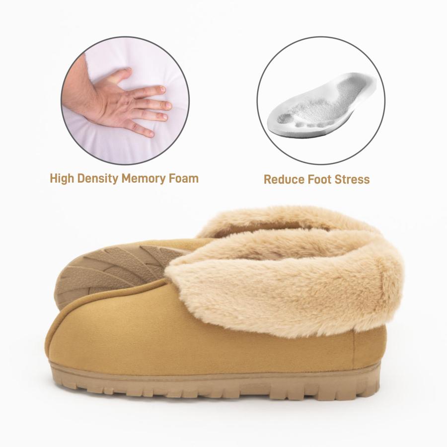 【並行輸入品】Happy Touch Women's Luxury Micro Suede Faux Fur Fleece Lining Sl_9