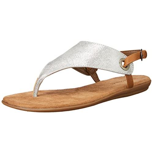 【並行輸入品】Aerosoles Women's in Conchlusion Flip Flop， Silver Metallic， 8 Ae_1