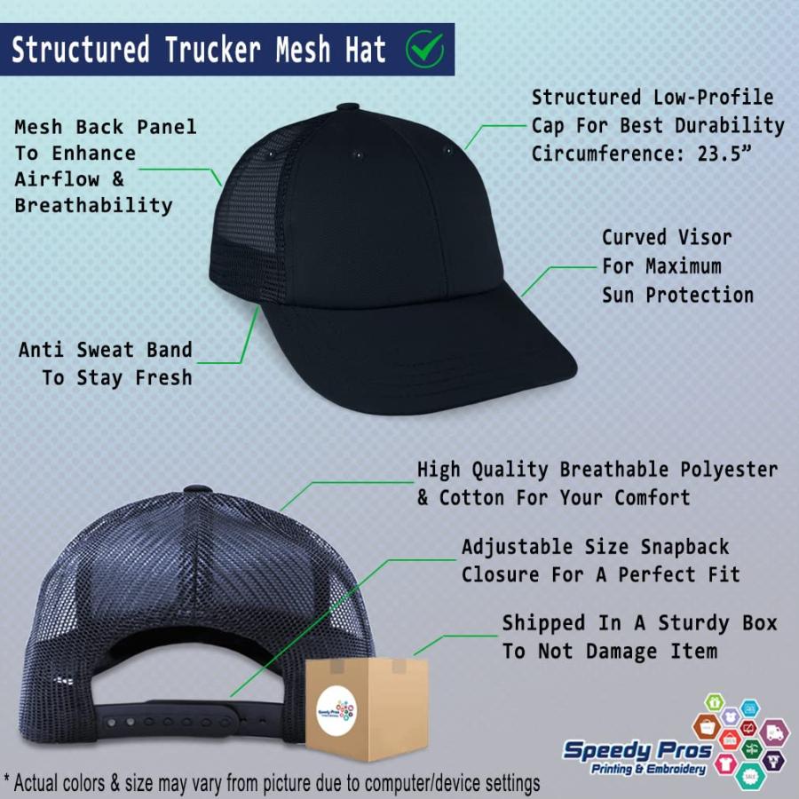 Speedy Pros Women's Ponytail Cap - 'Proud Daughter Of Firefighter' Embroidered Cotton Distressed Trucker Hat - View #7