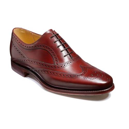 【並行輸入品】BARKER Men's Turing Leather Oxford Dress Shoe Cherry Calfの画像