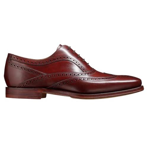 【並行輸入品】BARKER Men's Turing Leather Oxford Dress Shoe Cherry Calfの画像