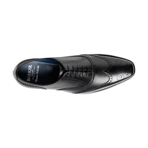 【並行輸入品】BARKER メンズ ジョニーレザー オックスフォードシューズ, ブラック(Black Calf), 9 BARKER Men'sの画像