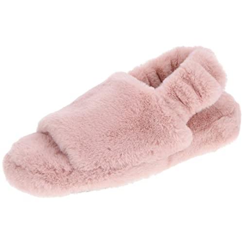 【並行輸入品】RACHEL Rachel Roy レディーススリッパ ルビープラッシュスリングバックスリッパ Sサイズ (レディースサイズ 5_1