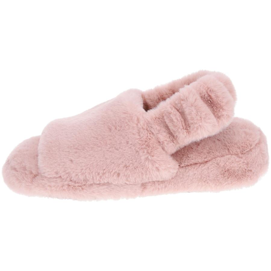【並行輸入品】RACHEL Rachel Roy レディーススリッパ ルビープラッシュスリングバックスリッパ Sサイズ (レディースサイズ 5_6