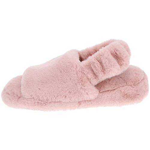 【並行輸入品】RACHEL Rachel Roy レディーススリッパ ルビープラッシュスリングバックスリッパ Sサイズ (レディースサイズ 5_7