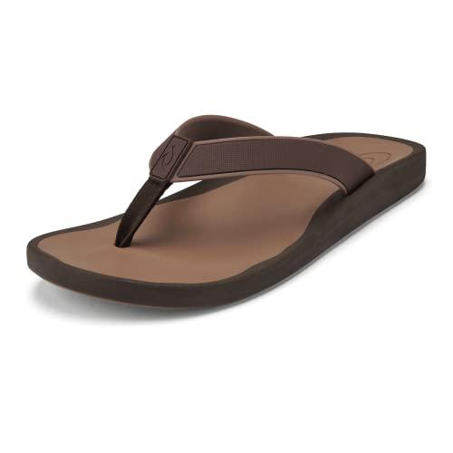 【並行輸入品】OluKai Koko'o Men's Beach Sandals, Quick Dry Flip Flop Slides, Waの画像