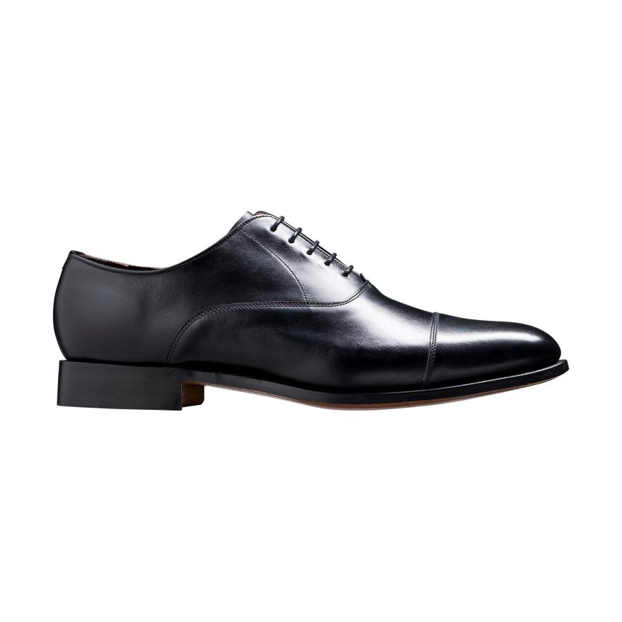 【並行輸入品】BARKER Men's Duxford Leather Oxford Shoe Blackの画像