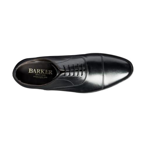 【並行輸入品】BARKER Men's Duxford Leather Oxford Shoe Blackの画像