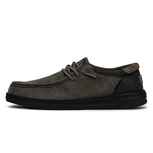 【並行輸入品】Hey Dude Men's Paul Dusty Olive Size 8 | Men’s Shoes | Men's Lacの画像