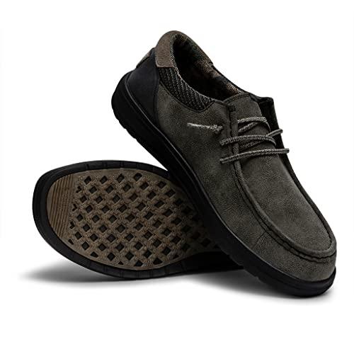【並行輸入品】Hey Dude Men's Paul Dusty Olive Size 8 | Men’s Shoes | Men's Lacの画像
