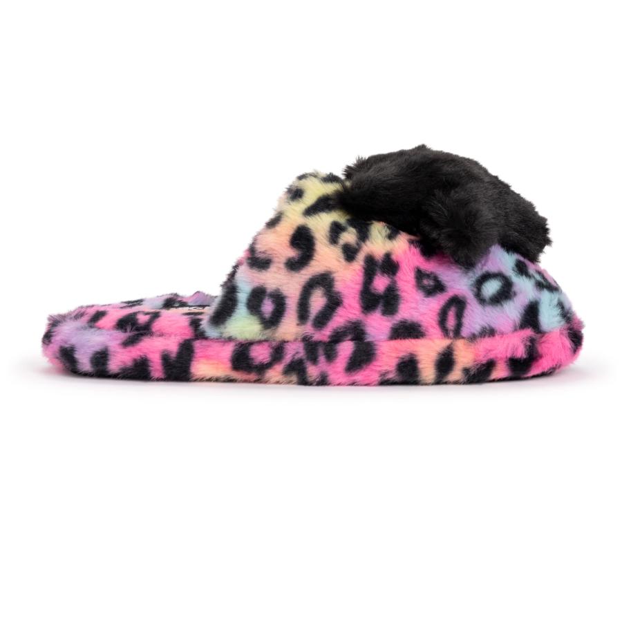 【並行輸入品】MUK LUKS レディース ルーキーズ ミニースリッパ, レインボー マルチスター, X Large MUK LUKS LUKEの画像