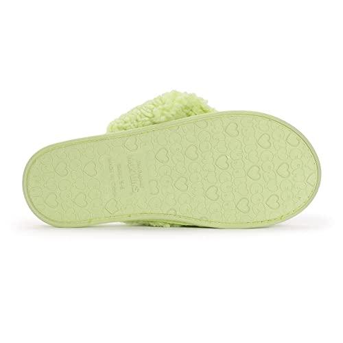 【並行輸入品】MUK LUKS womens Women's Taryn Thong Slipper， Butterfly Green， La_7