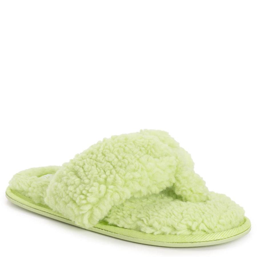 【並行輸入品】MUK LUKS womens Women's Taryn Thong Slipper， Butterfly Green， La_9