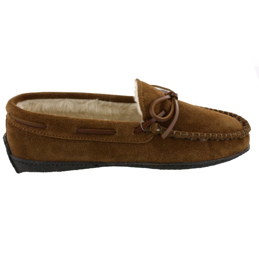 【並行輸入品】Clarks メンズ Augusta インドアアウトドア フェイクファースリッパ (11 M US、ブラウン カウスエード)， ブ