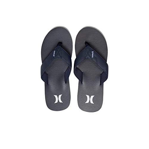 【並行輸入品】Hurley Layback ビーチサンダル, ネイビー/ホワイト, 10 Hurley HFS010041210 Laybackの画像