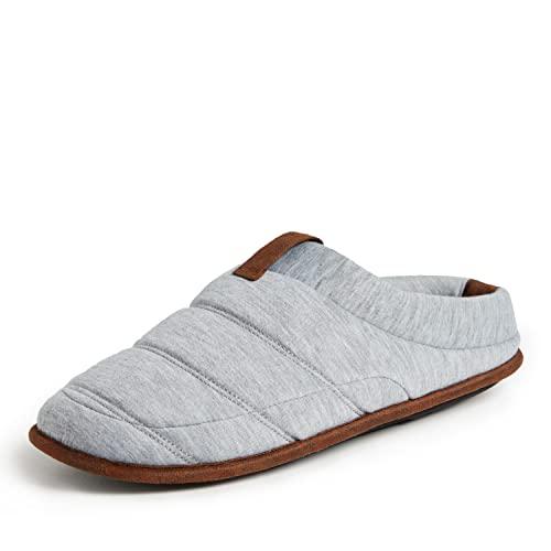 【並行輸入品】Dearfoams Men's Ashton Quilted Memory Foam Jersey Clog Slipper, L_1