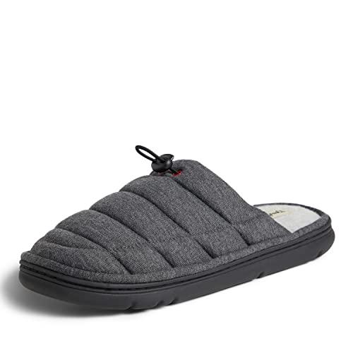 【並行輸入品】Dearfoams Men's Austin Quilted Memory Foam Sweatshirt Scuff Slipp_1
