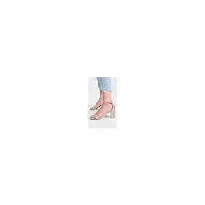 【並行輸入品】Stuart Weitzman レディース Nudistcurve 75 ブロックサンダル, プラチノ, 5.5 Stuart Wの画像