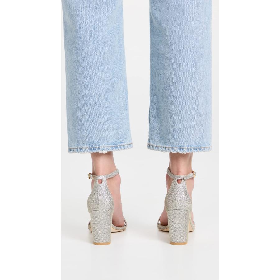 【並行輸入品】Stuart Weitzman レディース Nudistcurve 75 ブロックサンダル, プラチノ, 5.5 Stuart Wの画像