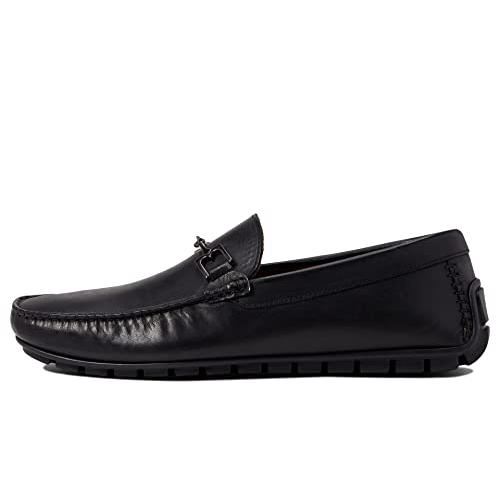 【並行輸入品】ブルーノ・マリ・ザンダー, Black Leather, 9 Bruno Magli Xander Black Leather Eの画像