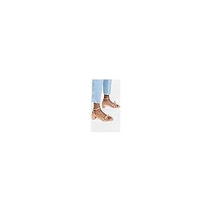 【並行輸入品】Loeffler Randall レディース Mikel レザーリボン ミッドヒールサンダル, デューン, 24 Loefflerの画像