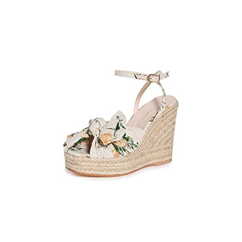 【並行輸入品】Loeffler Randall レディース ペリプリーツノット ウェッジ エスパドリーユ, Nova Floral, 11 Loの画像