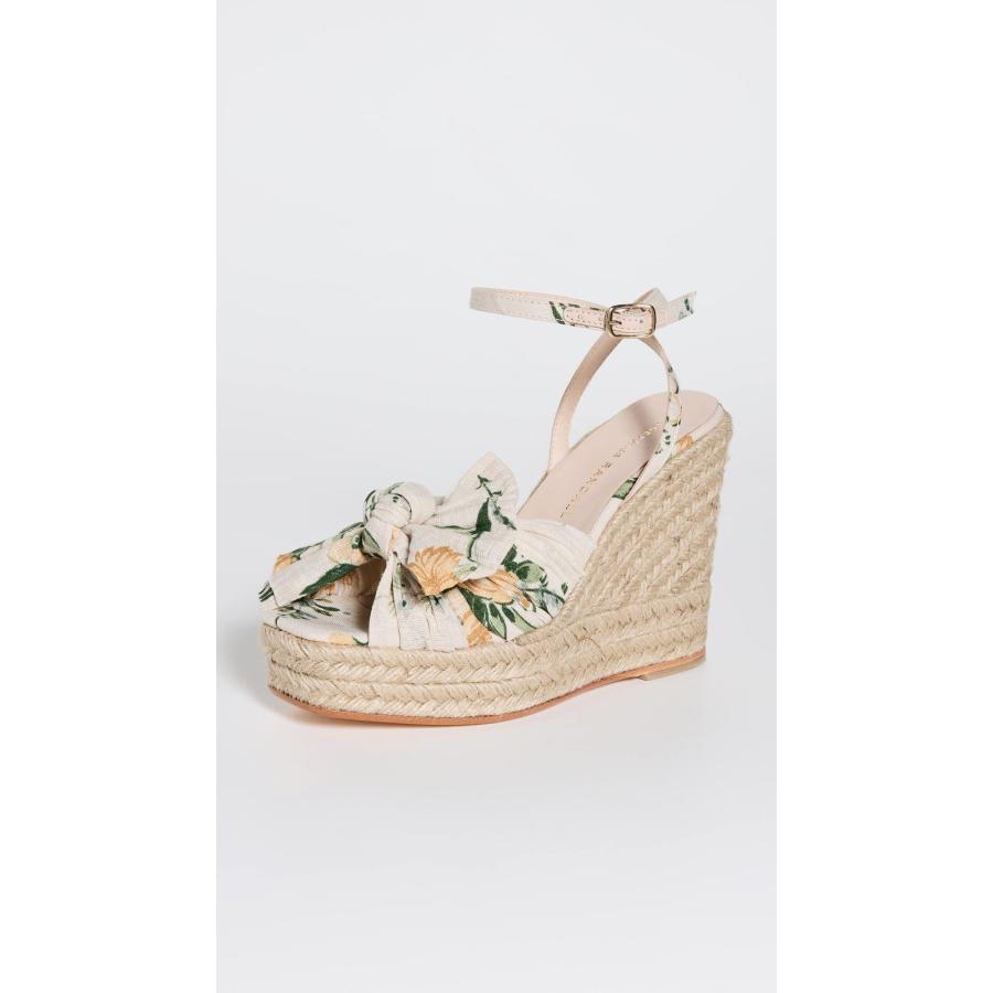 【並行輸入品】Loeffler Randall レディース ペリプリーツノット ウェッジ エスパドリーユ, Nova Floral, 11 Loの画像