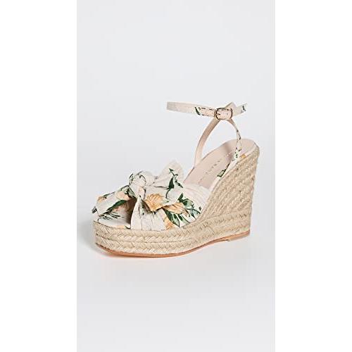 【並行輸入品】Loeffler Randall レディース ペリプリーツノット ウェッジ エスパドリーユ, Nova Floral, 11 Loの画像