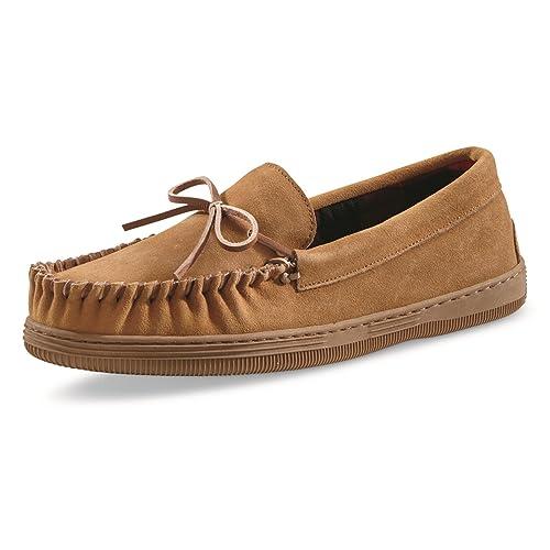 【並行輸入品】HUNTRITE Trapper Men’s Moccasins Shoes, Indoor and Outdoor Leath_4