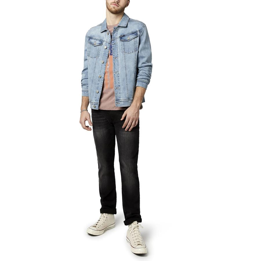 【並行輸入品】Buffalo David Bitton Men's Shirt Style Shacket Jacket， Whiskered