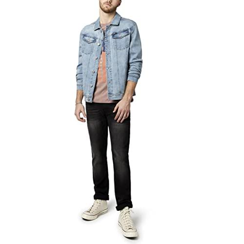 【並行輸入品】Buffalo David Bitton Men's Shirt Style Shacket Jacket， Whiskered