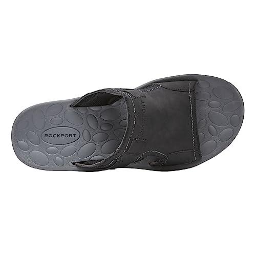 【並行輸入品】Rockport メンズ Hayes スライドサンダル, ブラック, 11.5 Rockport Men's Hayes Slid_7