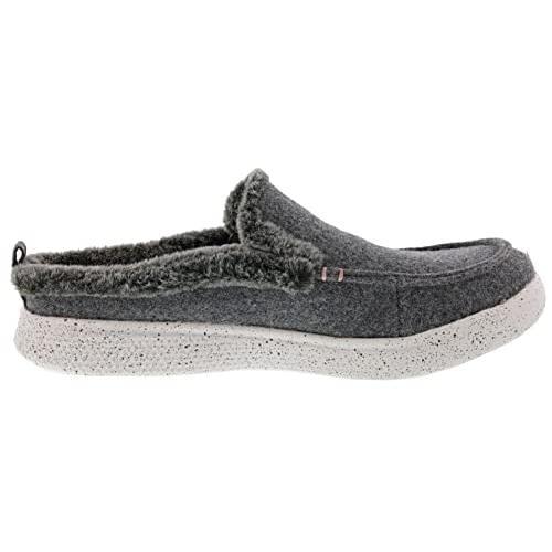 【並行輸入品】Skechers Women's BOBS Skipper Wild Wooly Slipper, Gray, 6 Skecherの画像