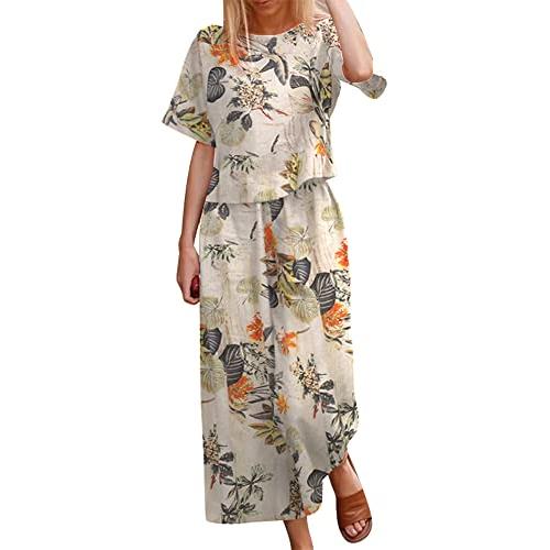 【並行輸入品】ZANZEA Women's Floral 2 Piece Outfits Sets Summer Tracksuits Cas