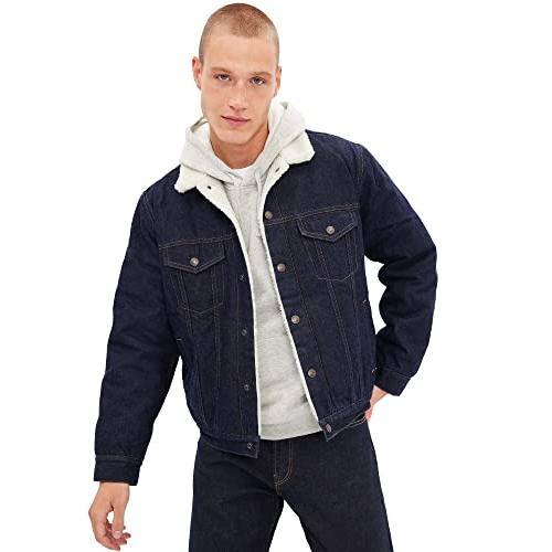 【並行輸入品】GAP mens Icon Sherpa Denim Jacket， Rinsed， X Large US_1
