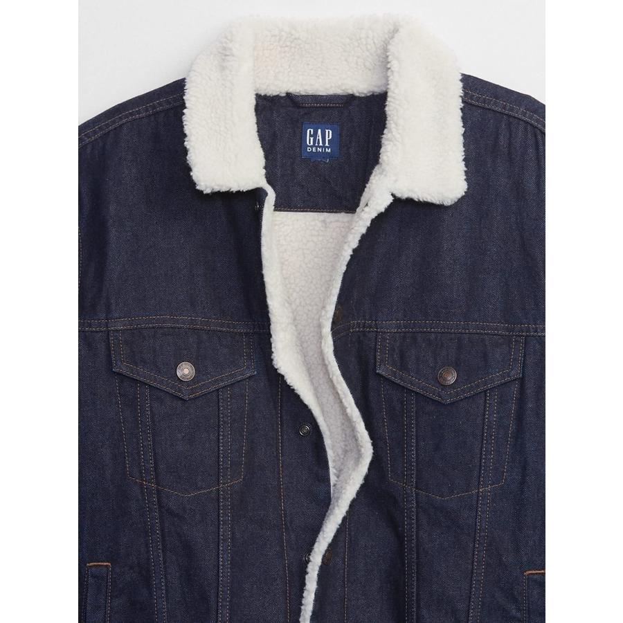 【並行輸入品】GAP mens Icon Sherpa Denim Jacket， Rinsed， X Large US_9