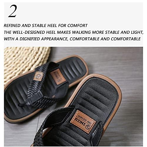 【並行輸入品】zyhfcfff sd Men's Slide Sandals Fashion Open Toe Beach Pool Slipの画像