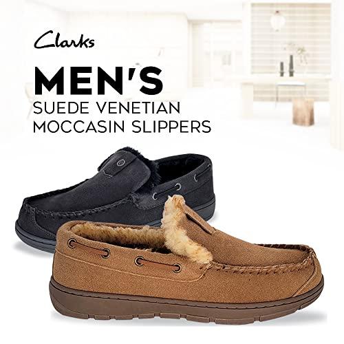並行輸入品】Clarks メンズ スエード ベネチアン モカシンスリッパ