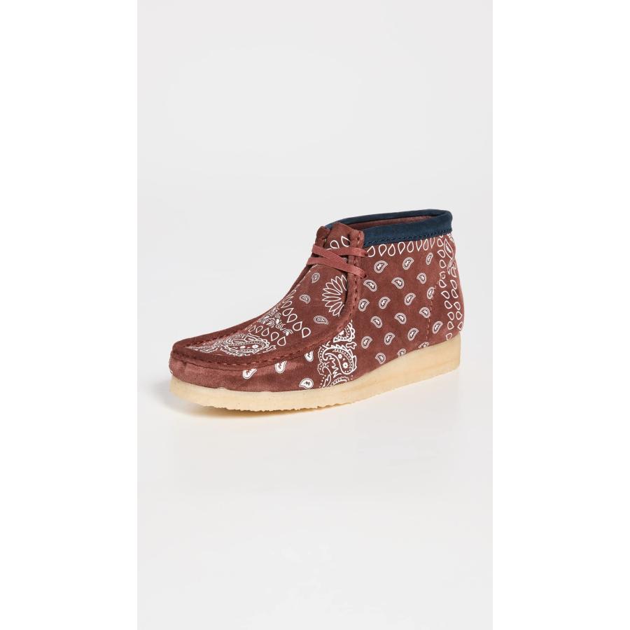 【並行輸入品】Clarks メンズ ワラビーブーツ， ブリックペイズリー， 11 Clarks Men's Wallabee Boots， Br