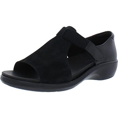 【並行輸入品】Aravon Duxbury Tストラップ レディース サンダル, ブラックマルチ, 9.5 Aravon Duxbury T Sの画像