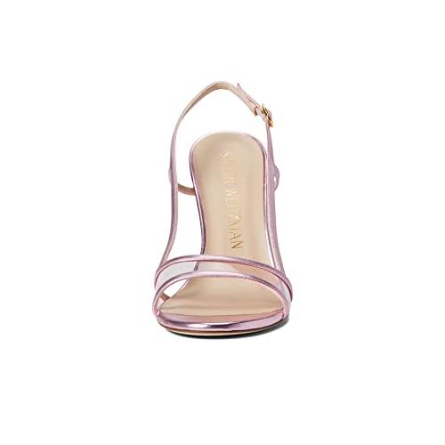 【並行輸入品】Stuart Weitzman Mondrian 100 サンダル, コットンキャンディ/ライトピンク, 5 Stuart Weiの画像