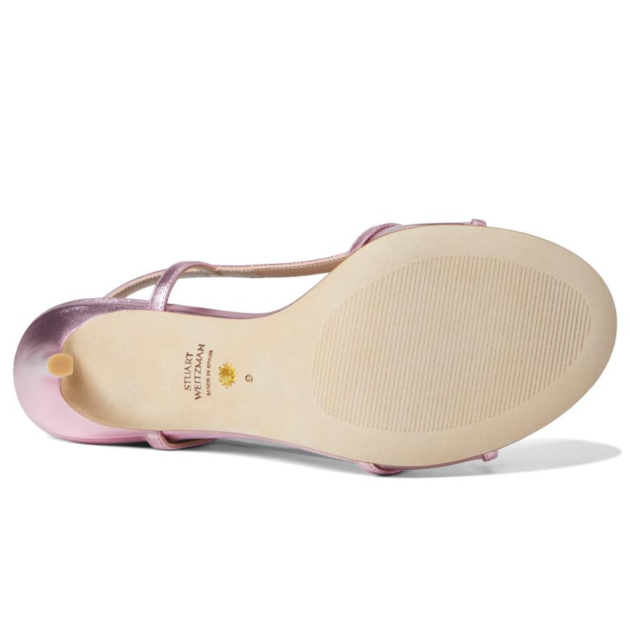 【並行輸入品】Stuart Weitzman Mondrian 100 サンダル, コットンキャンディ/ライトピンク, 5 Stuart Weiの画像