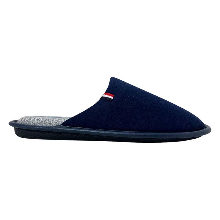 【並行輸入品】CALZATURA(カルザトラ) メンズ 夏用スリッパ オープンバック 高密度フォーム 屋内および中程度の屋外用, ネイビー, 9_9