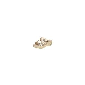 【並行輸入品】ChyJoey Womens Glitter Platform Wedge Mid Heels Sandals Sparklyの画像